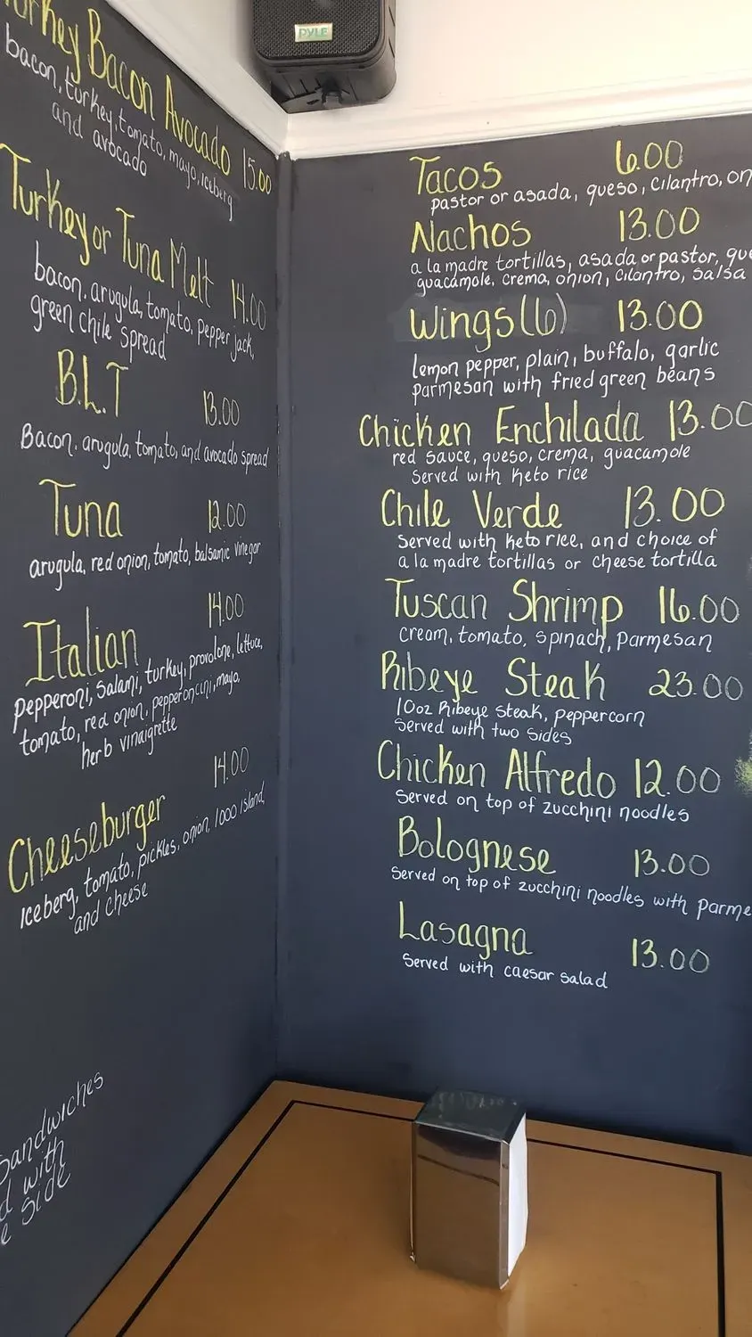 Menu 3