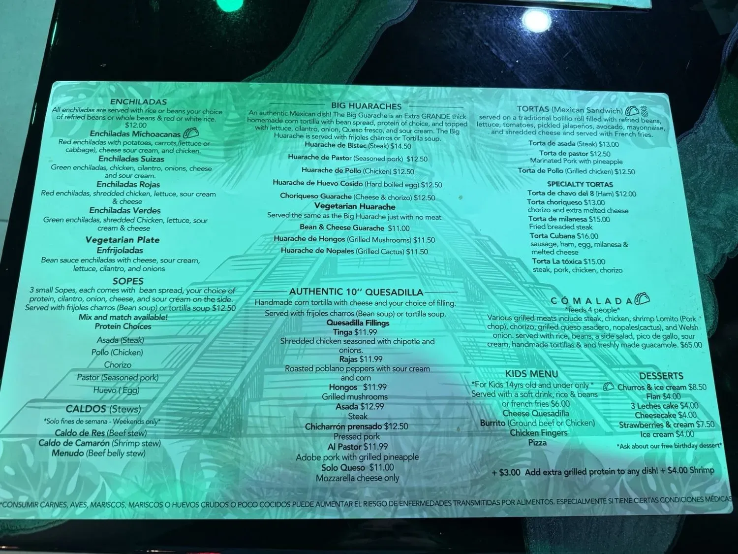 Menu 2