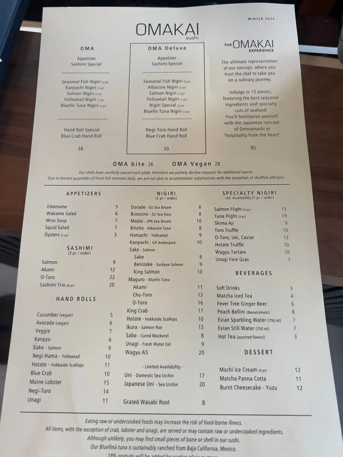 Menu 3