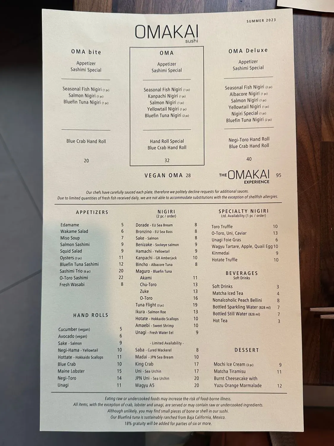 Menu 2