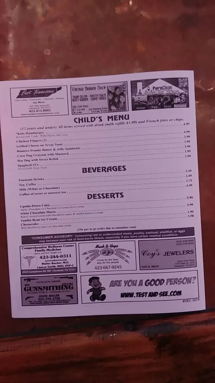 Menu 4