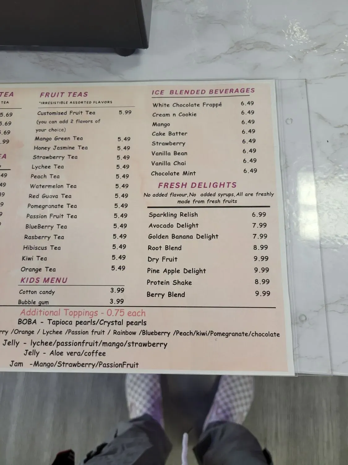 Menu 6