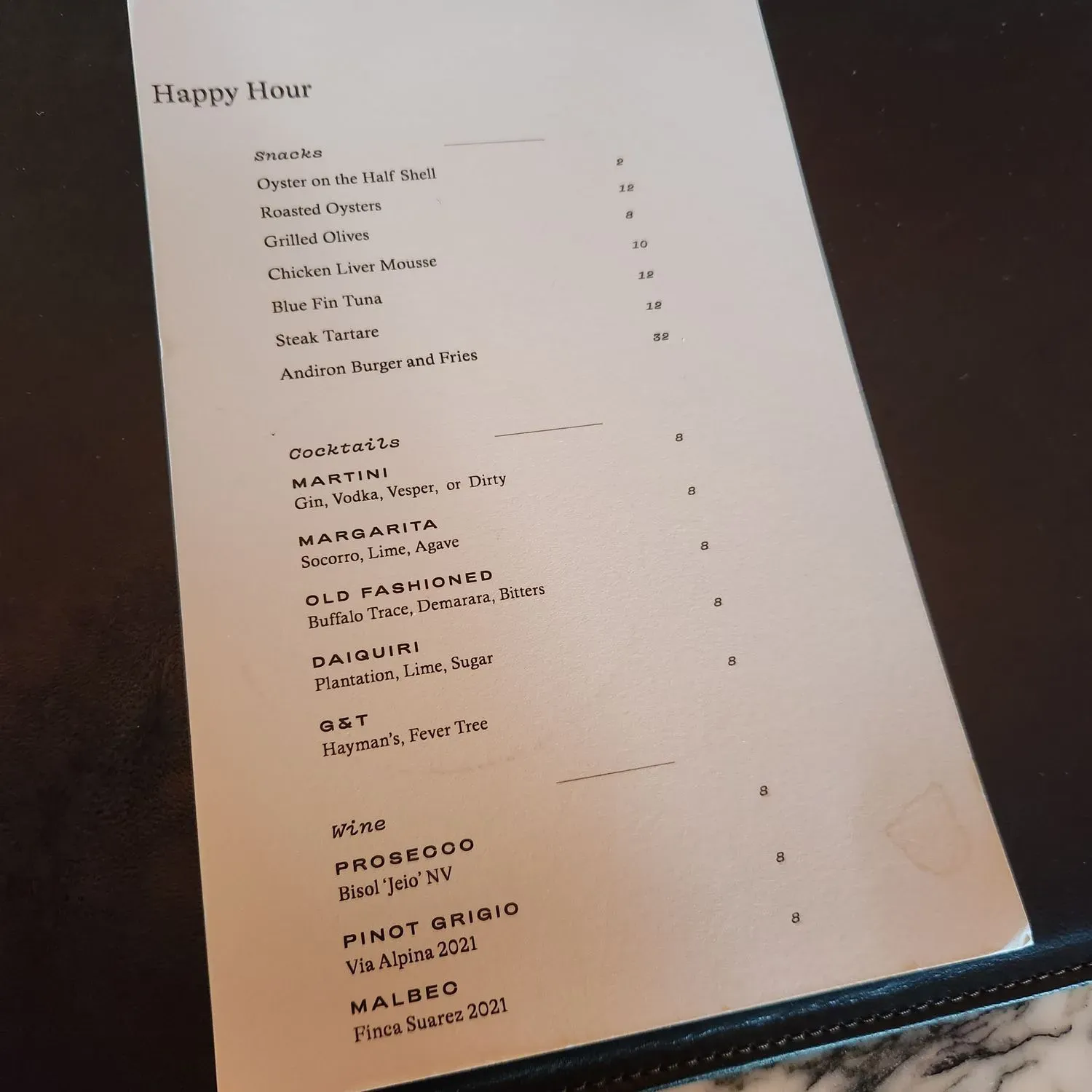 Menu 4