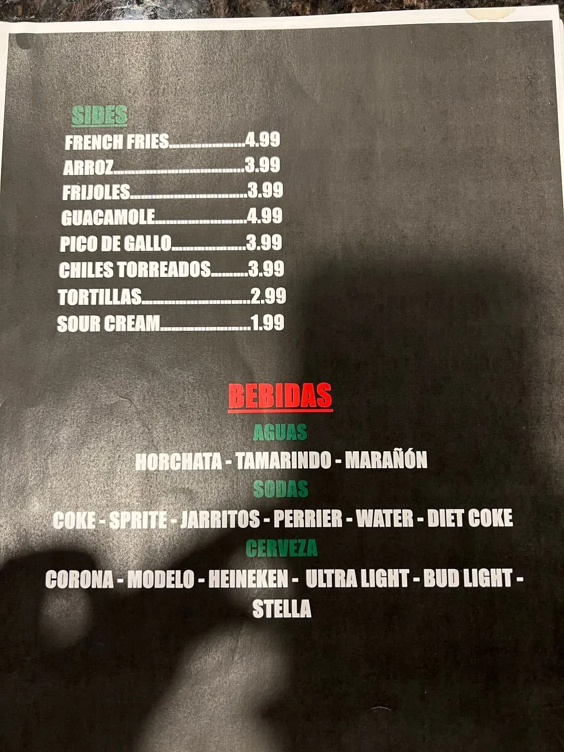 Menu 6