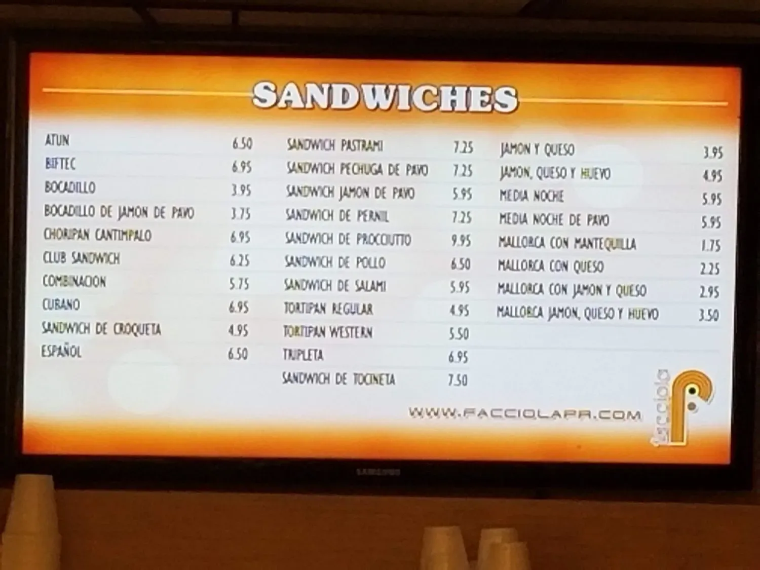 Menu 6