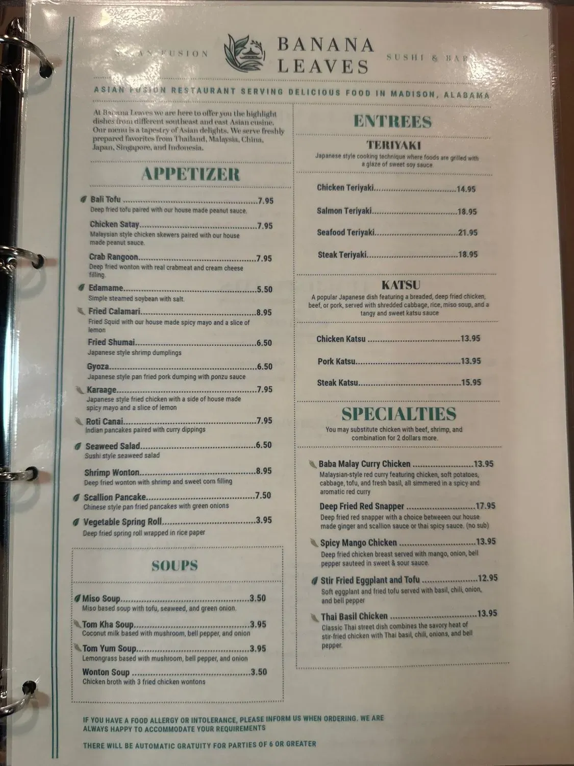 Menu 3