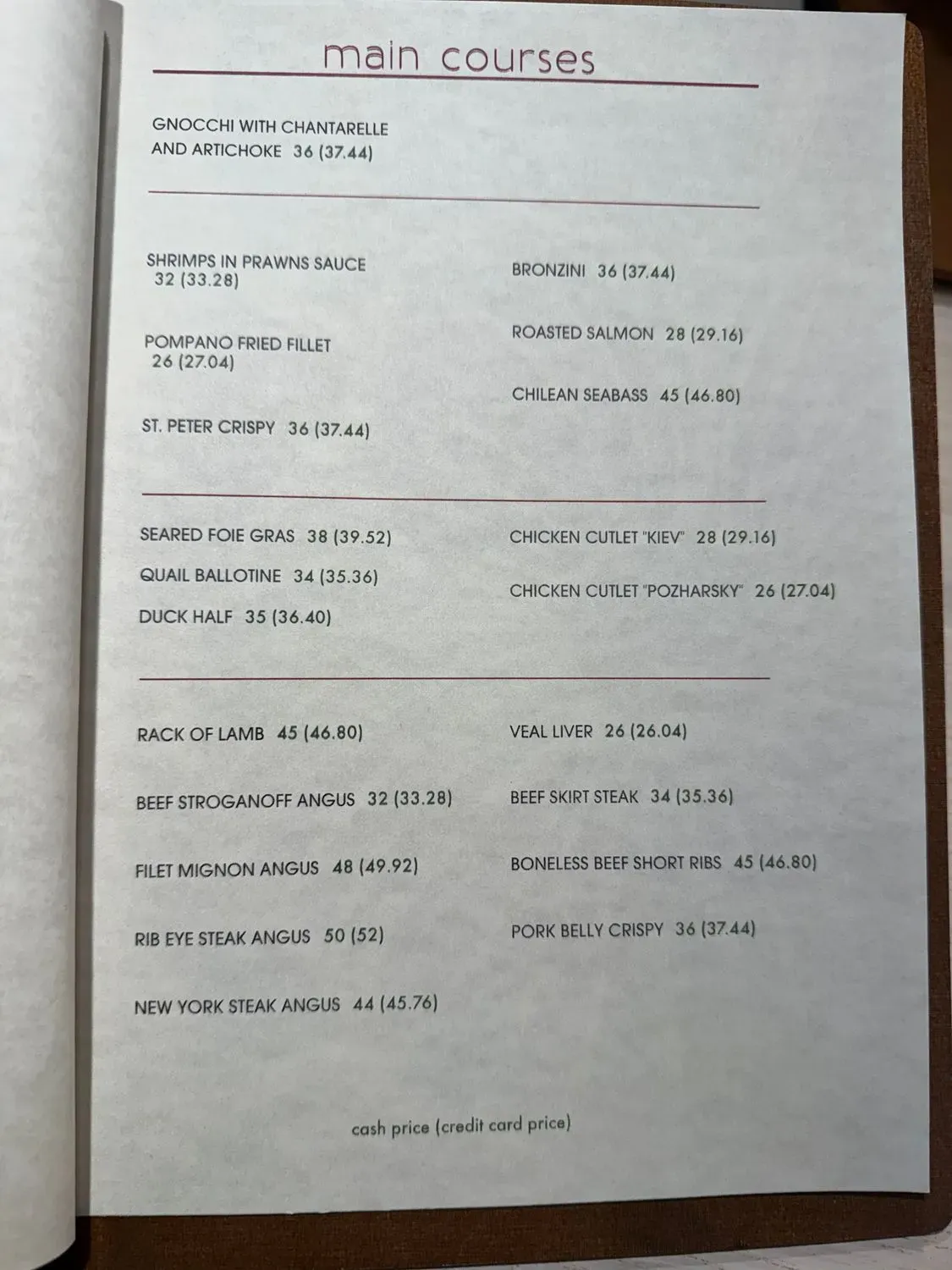 Menu 2