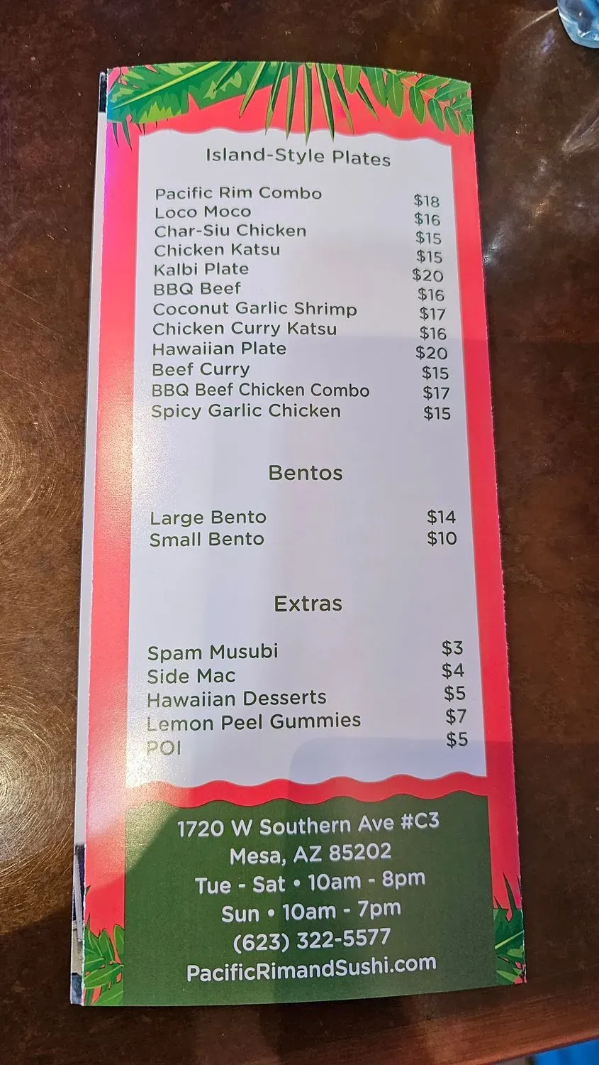 Menu 4