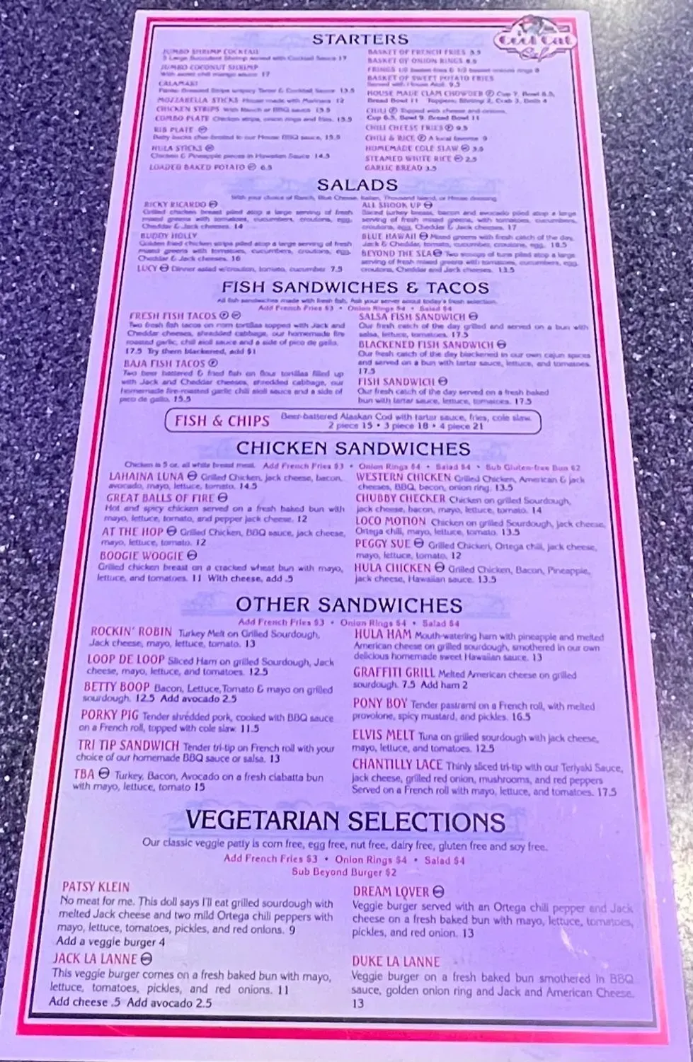 Menu 4