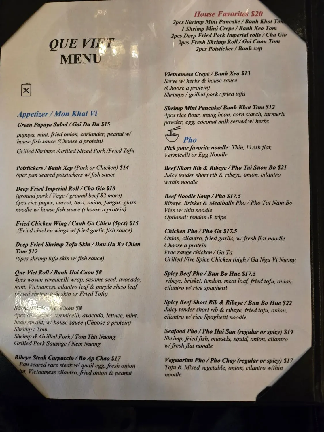 Menu 5