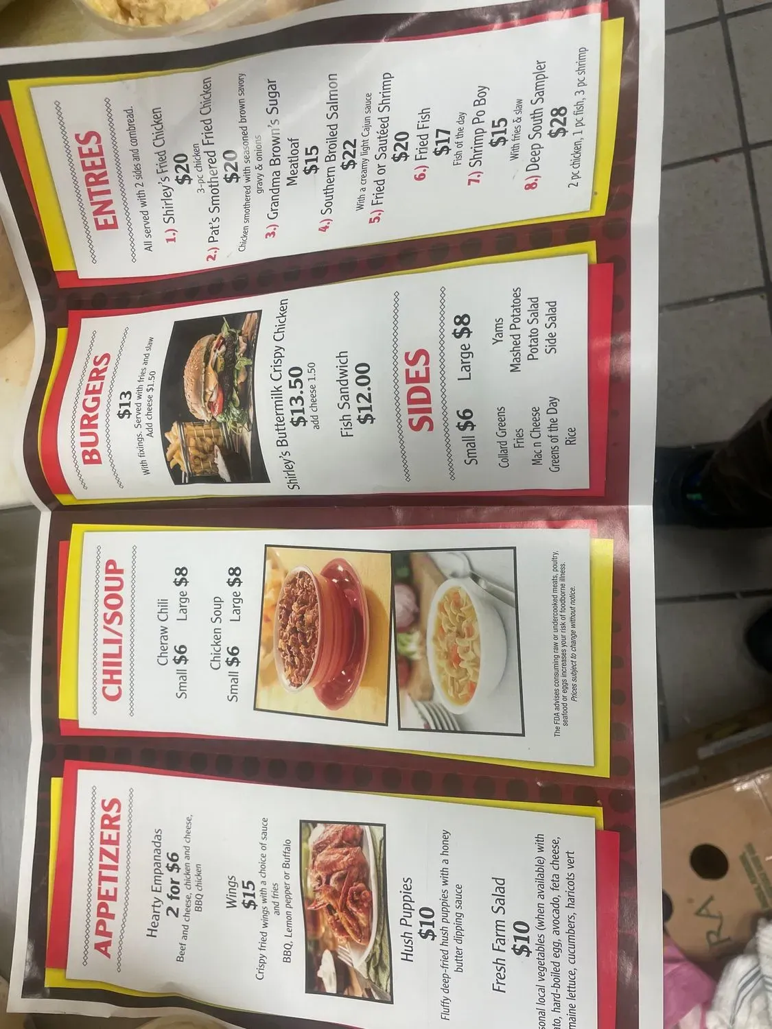 Menu 4