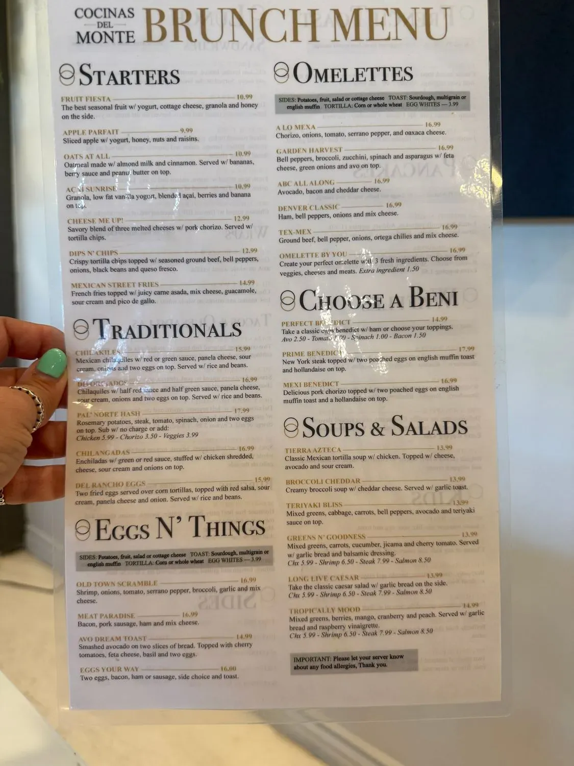 Menu 5