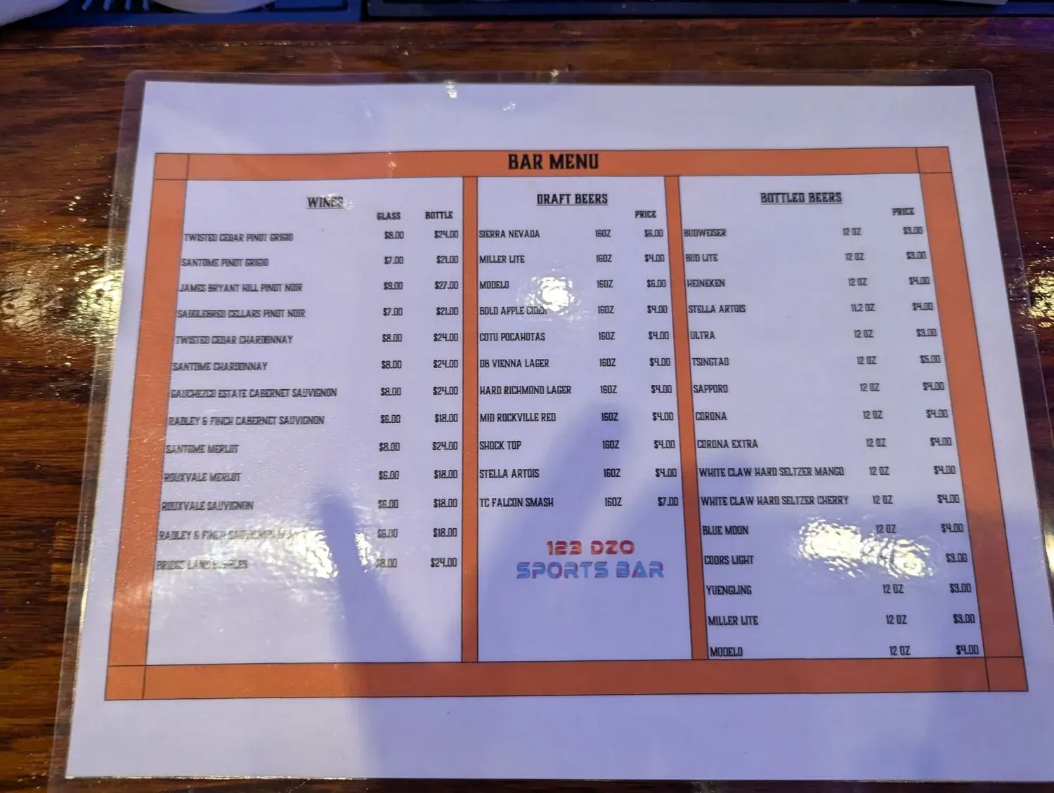 Menu 3