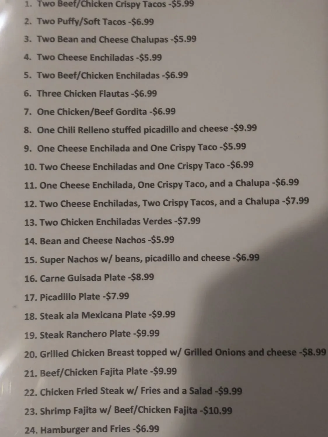 Menu 5