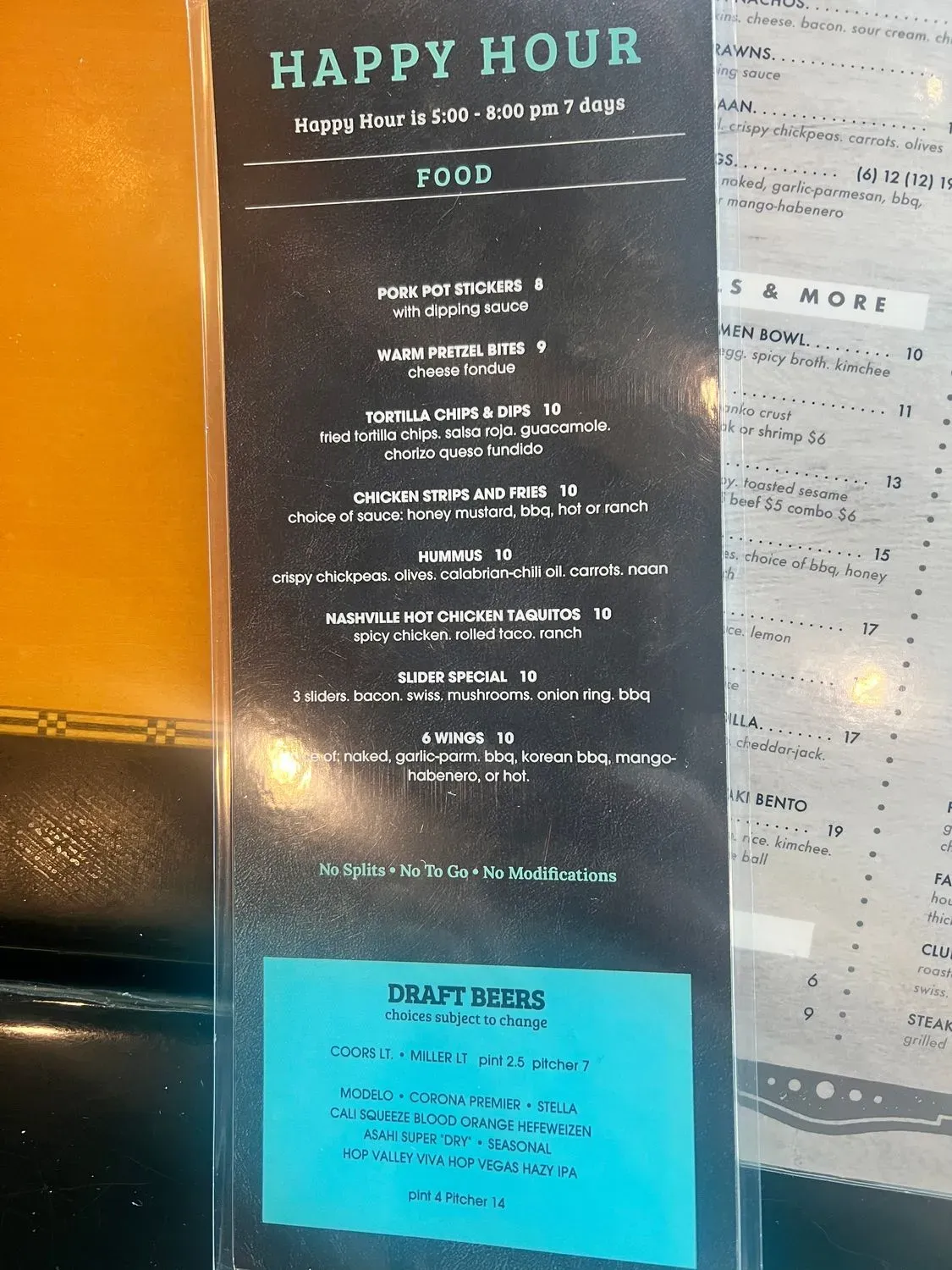 Menu 5