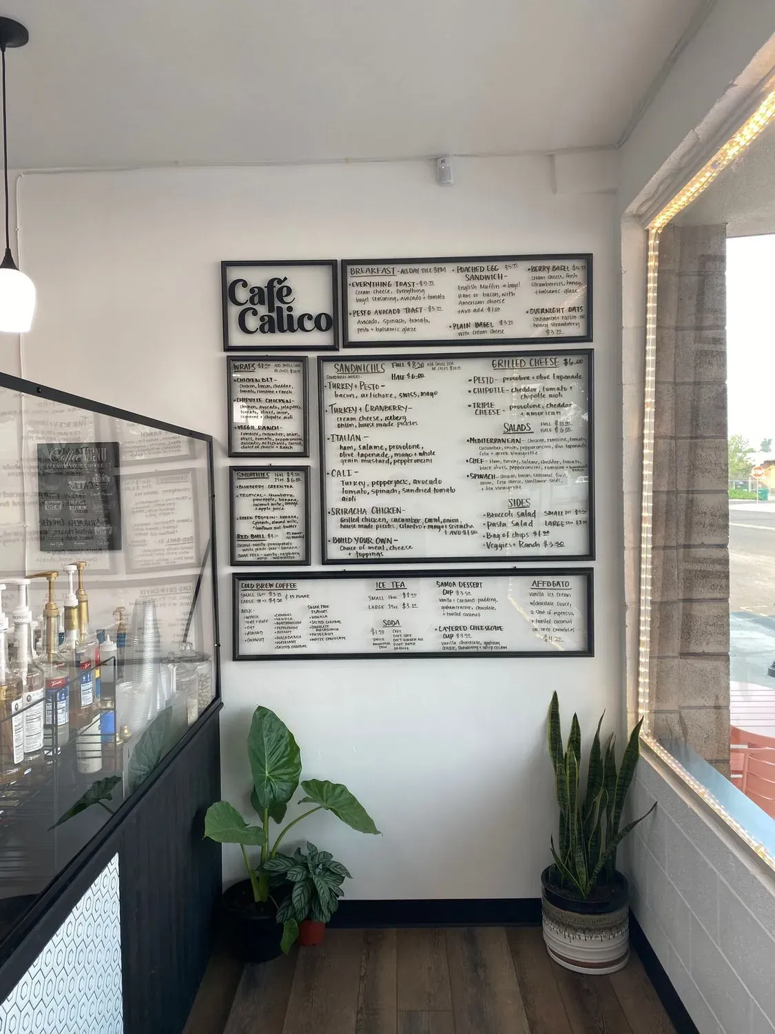 Cafe Calico Menu - Updated November 2025