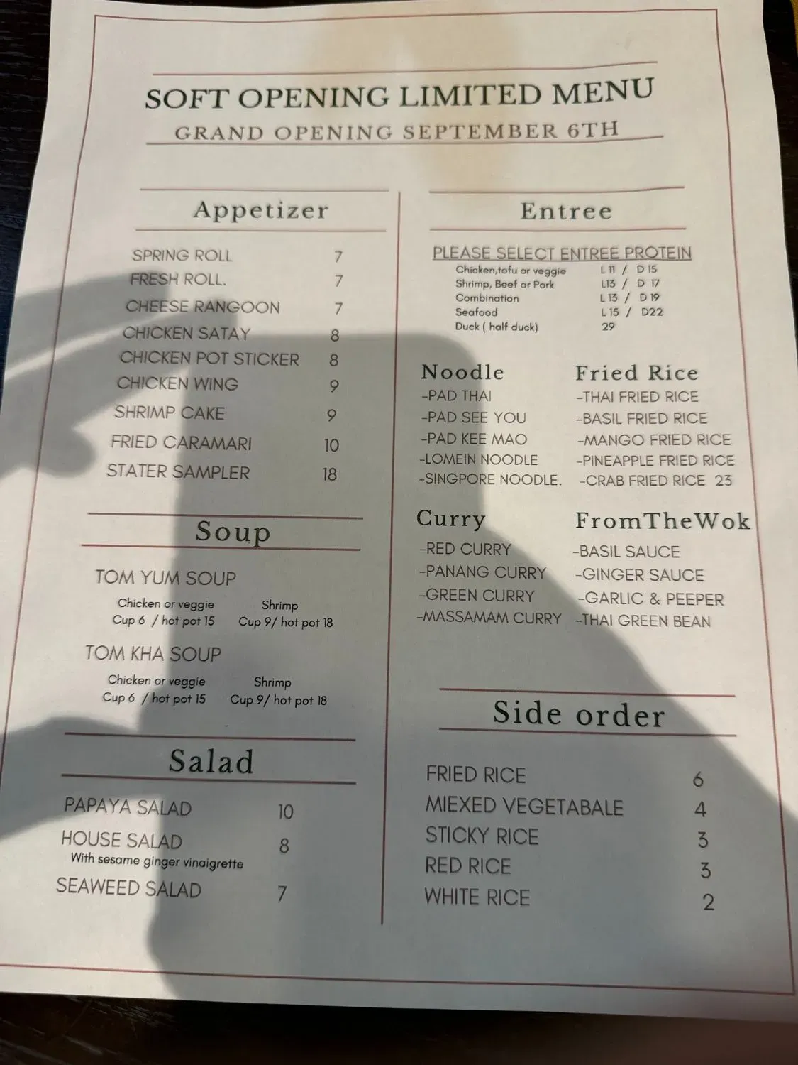 Menu 6