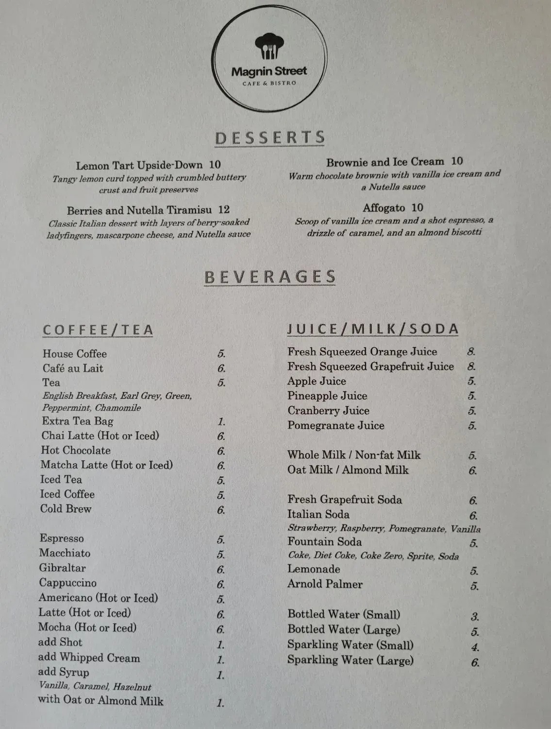 Menu 4