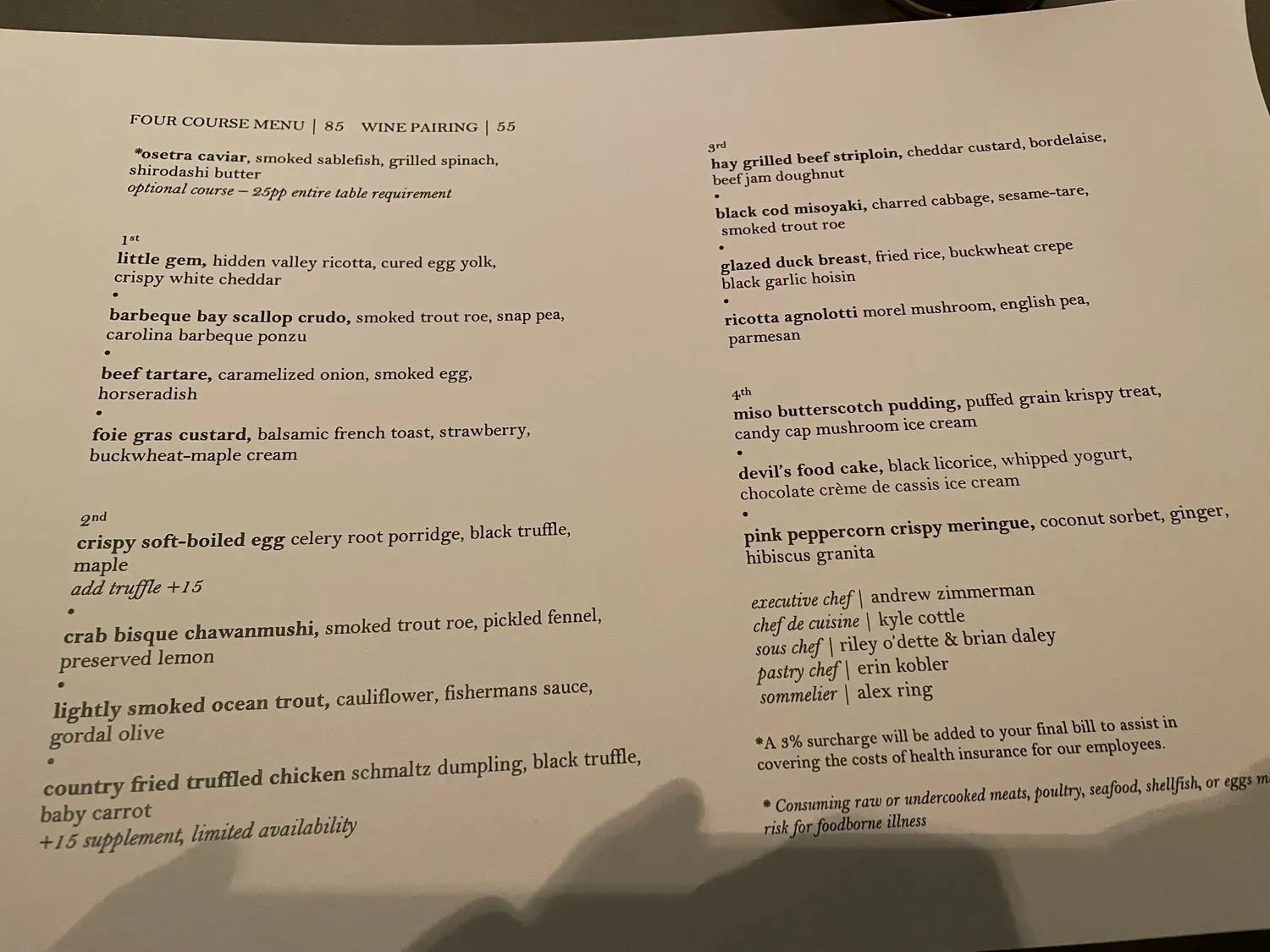 Menu 2