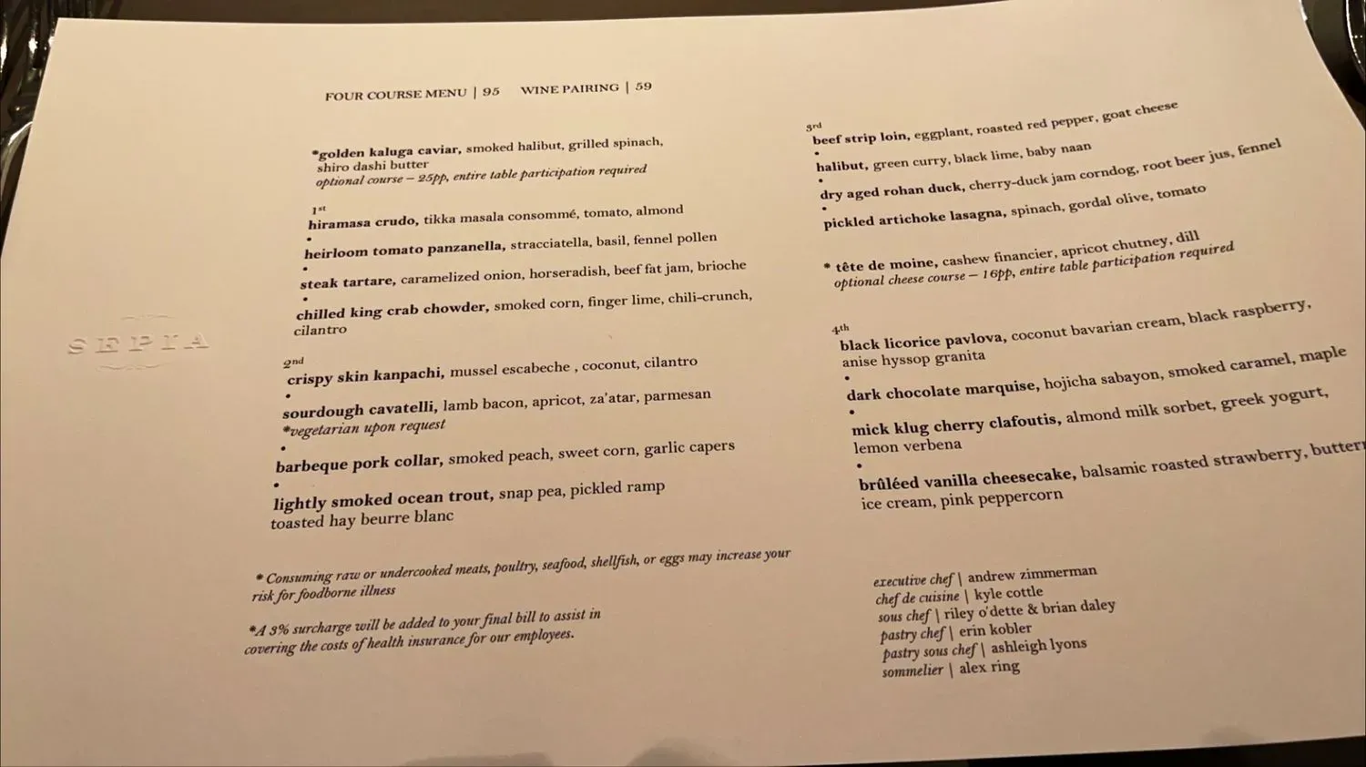 Menu 6