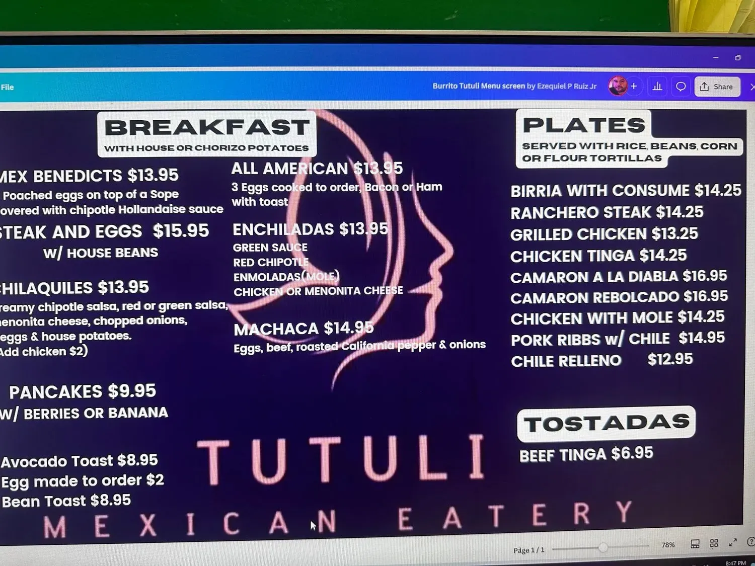 Menu 2