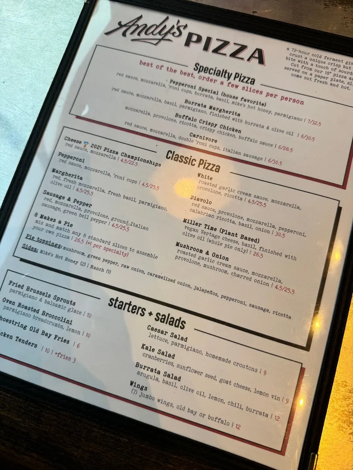 Menu 6