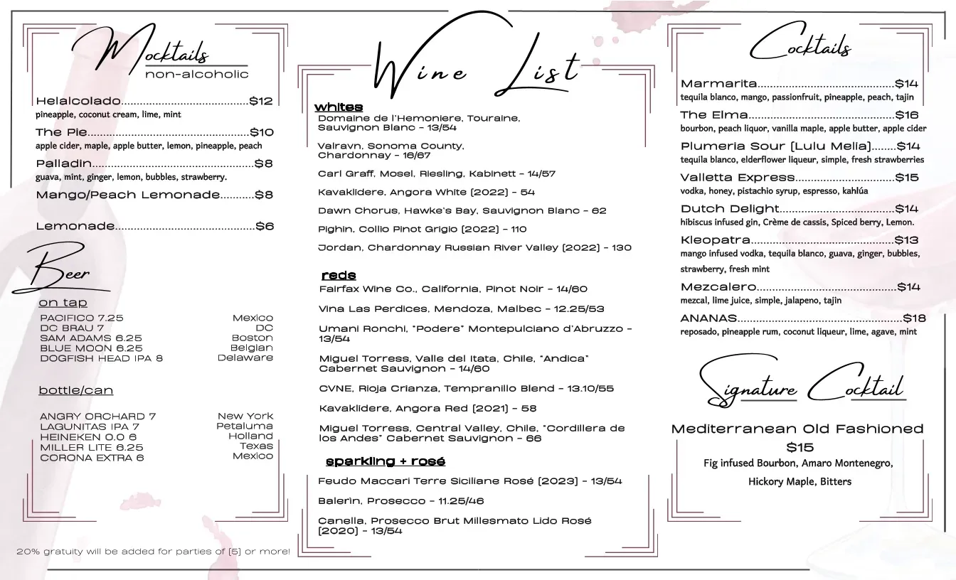 Menu 3