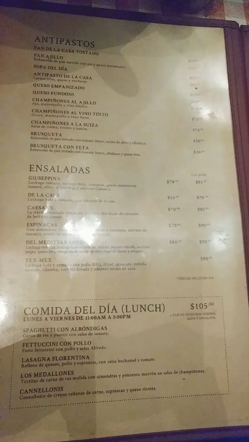 Menu 4