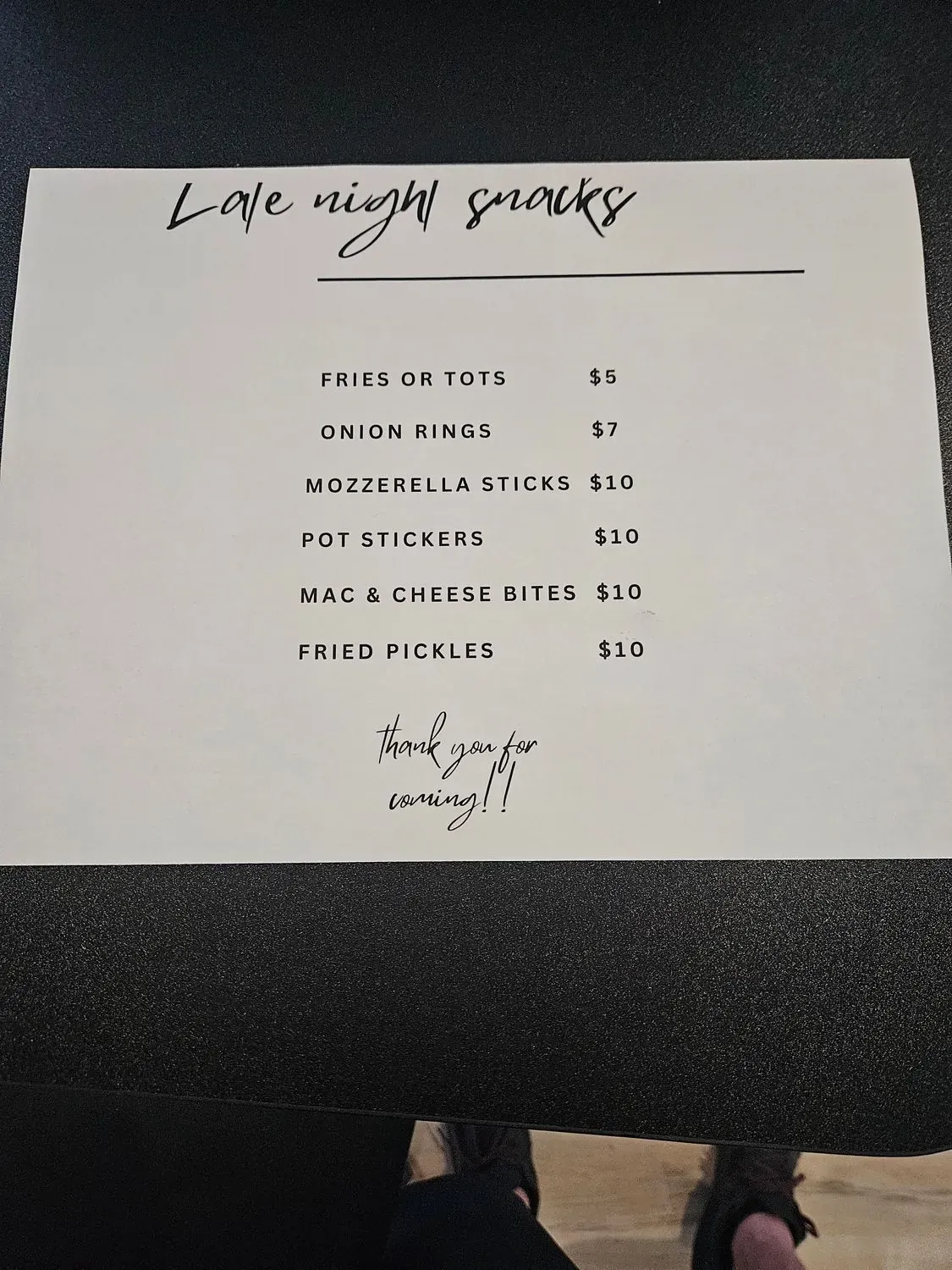 Menu 6