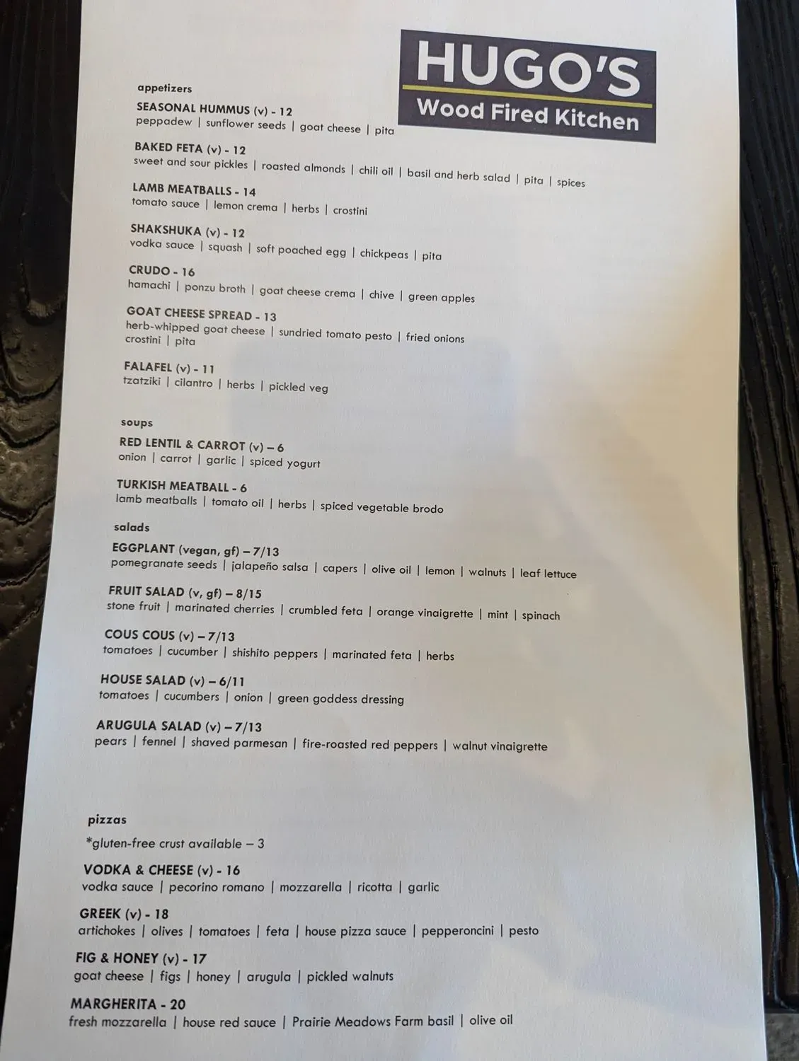 Menu 2