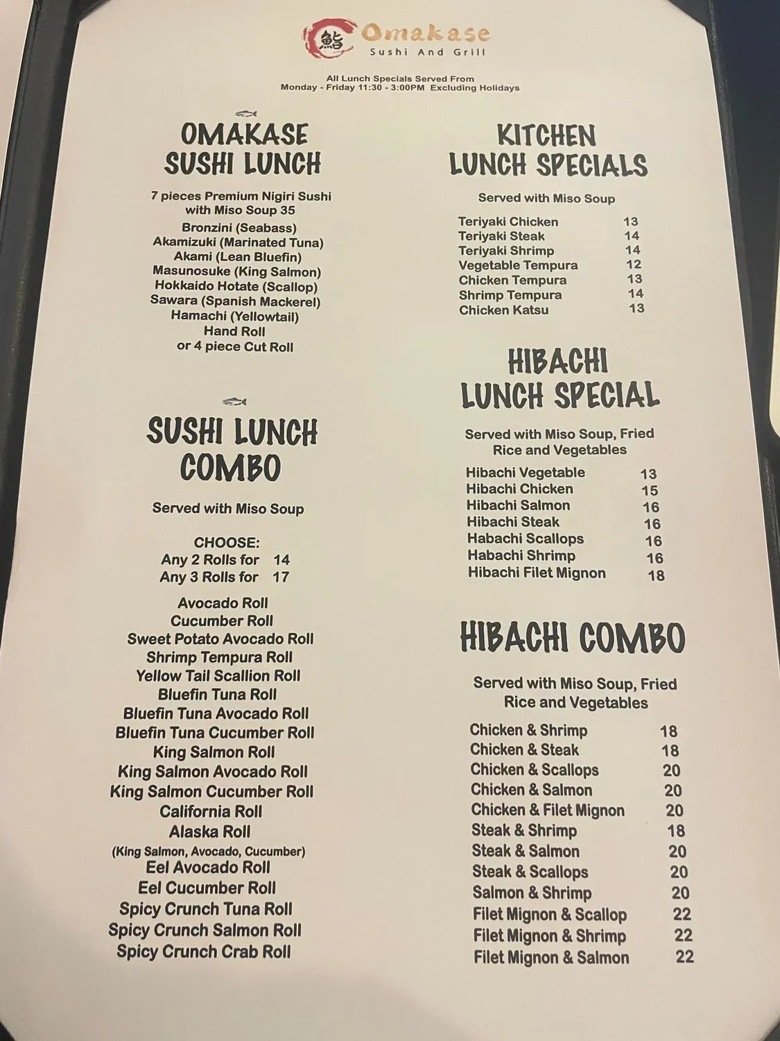 Menu 3