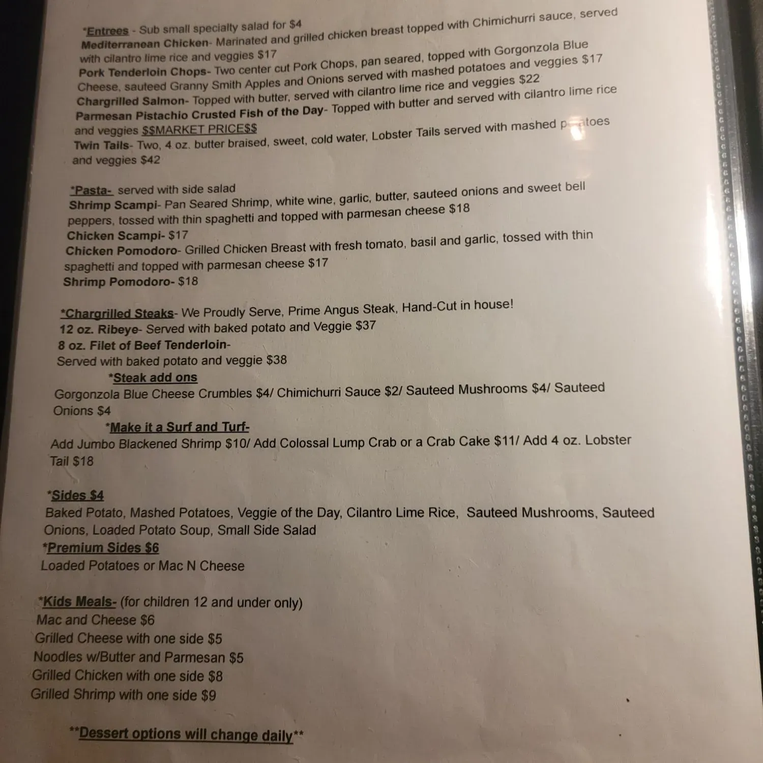 Menu 2