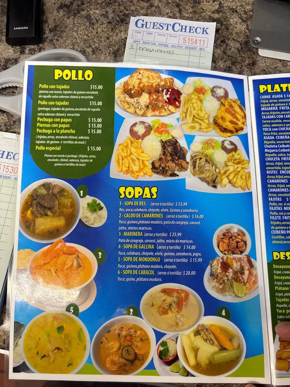 Menu 2