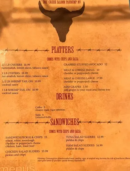 Menu 2