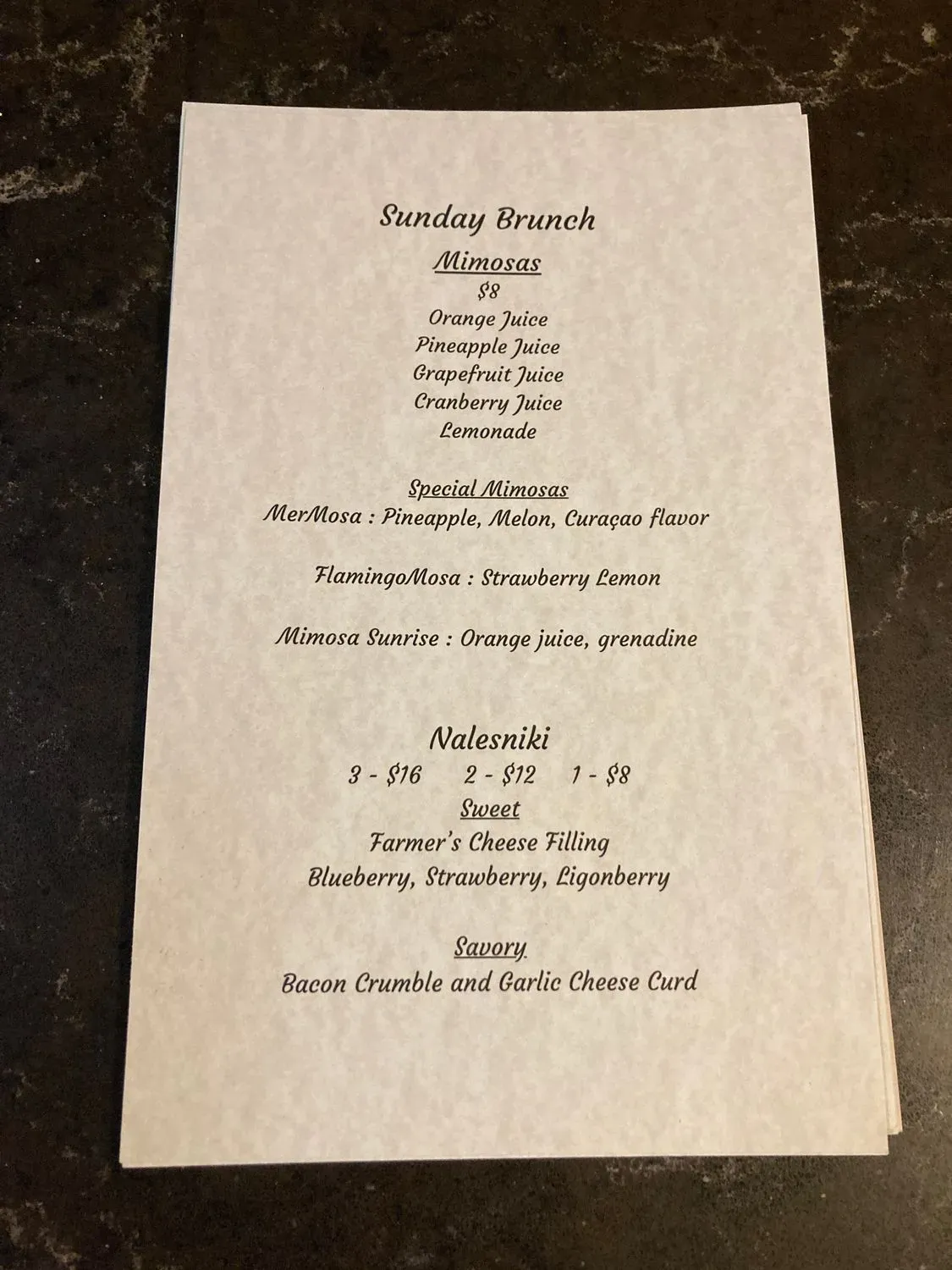 Menu 3