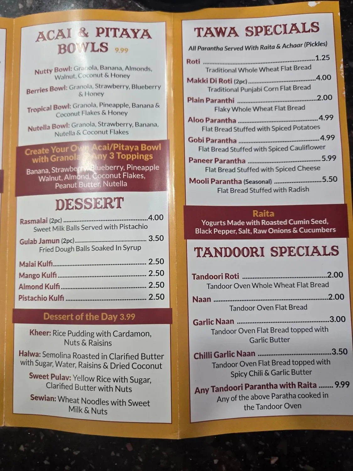 Menu 3