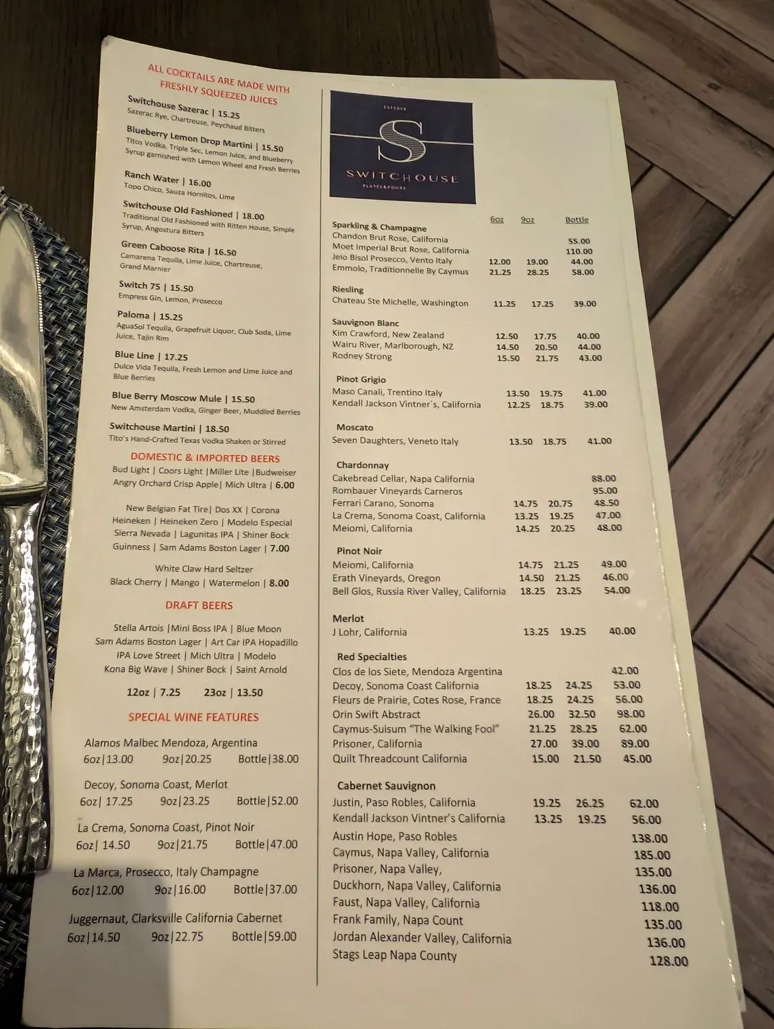 Menu 4