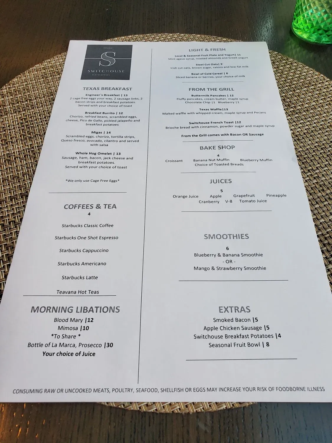 Menu 2