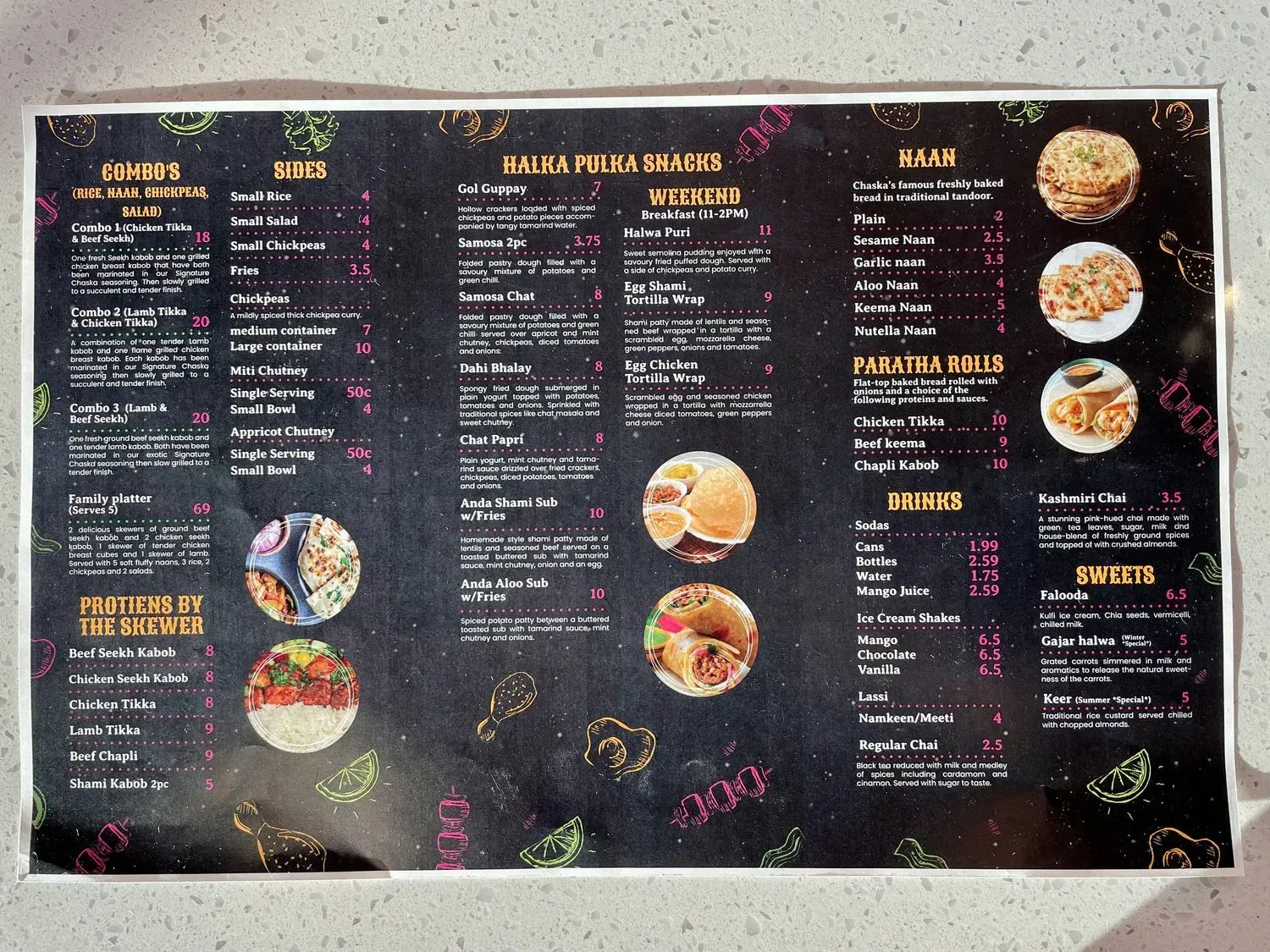 Menu 6