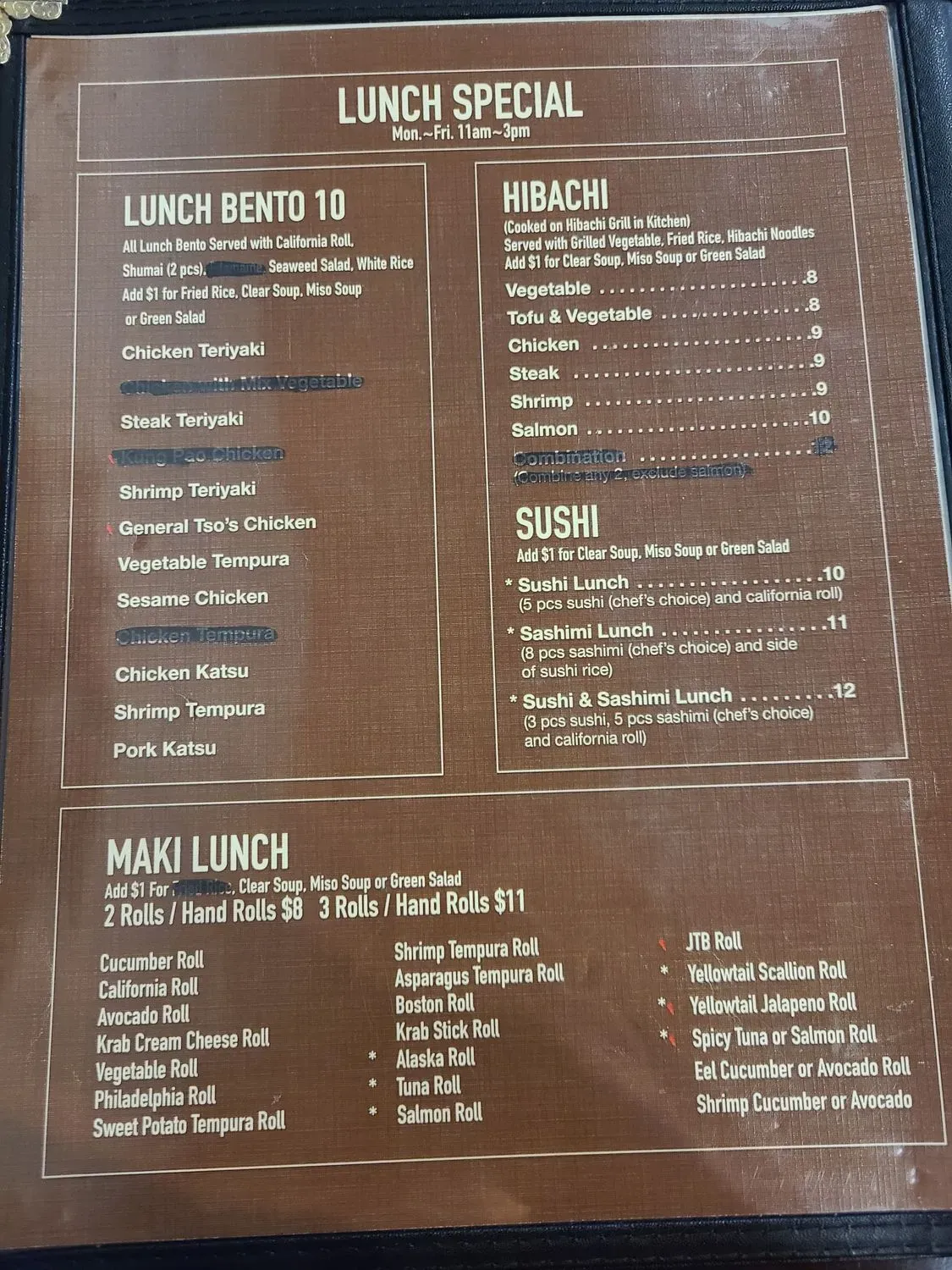 Menu 6