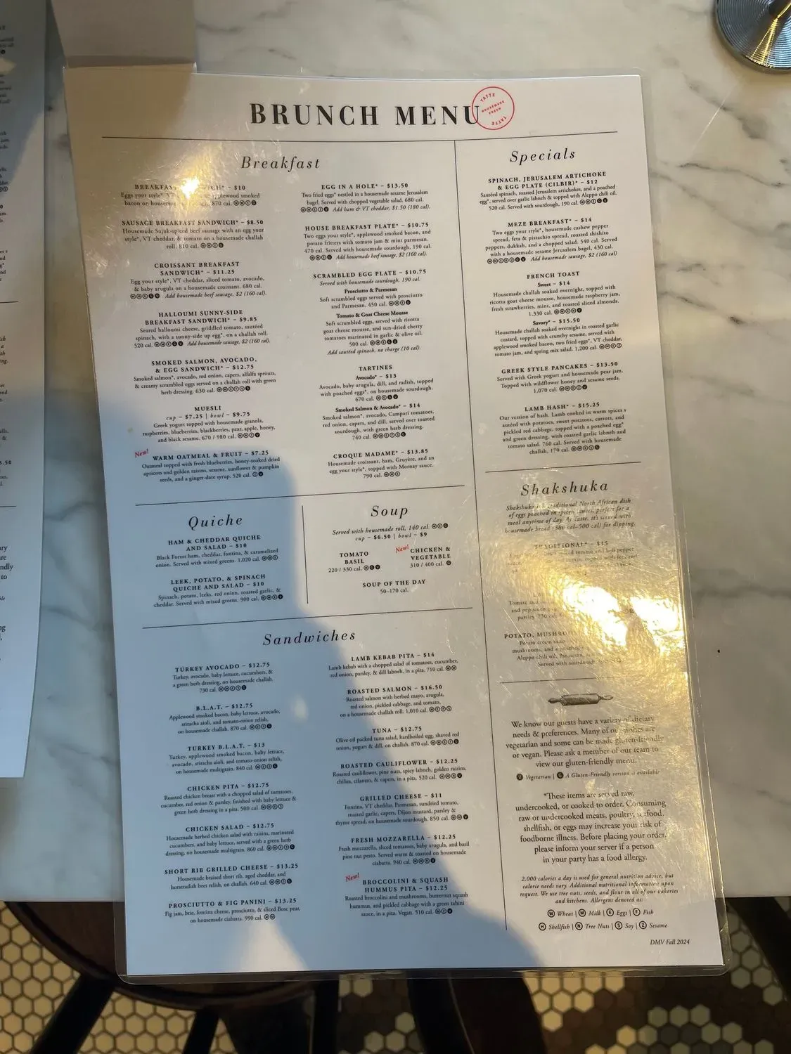 Menu 4