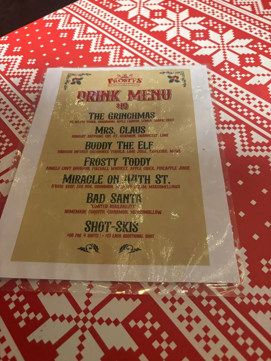 Menu 4