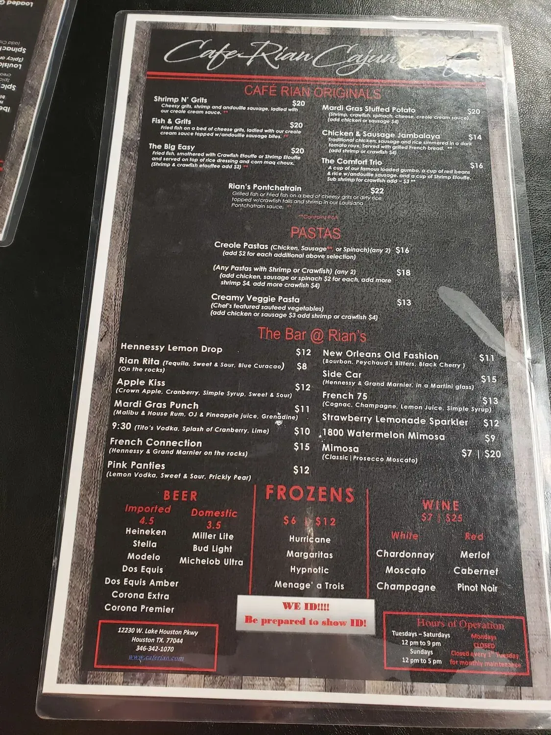 Menu 6