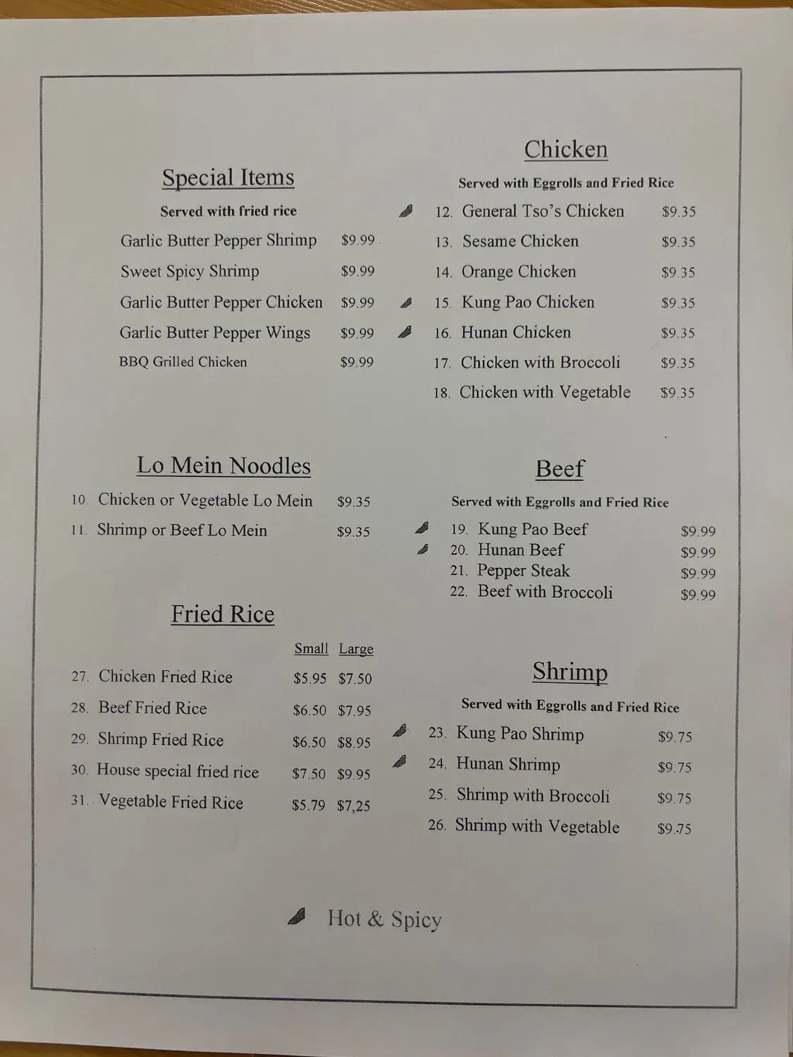 Menu 2