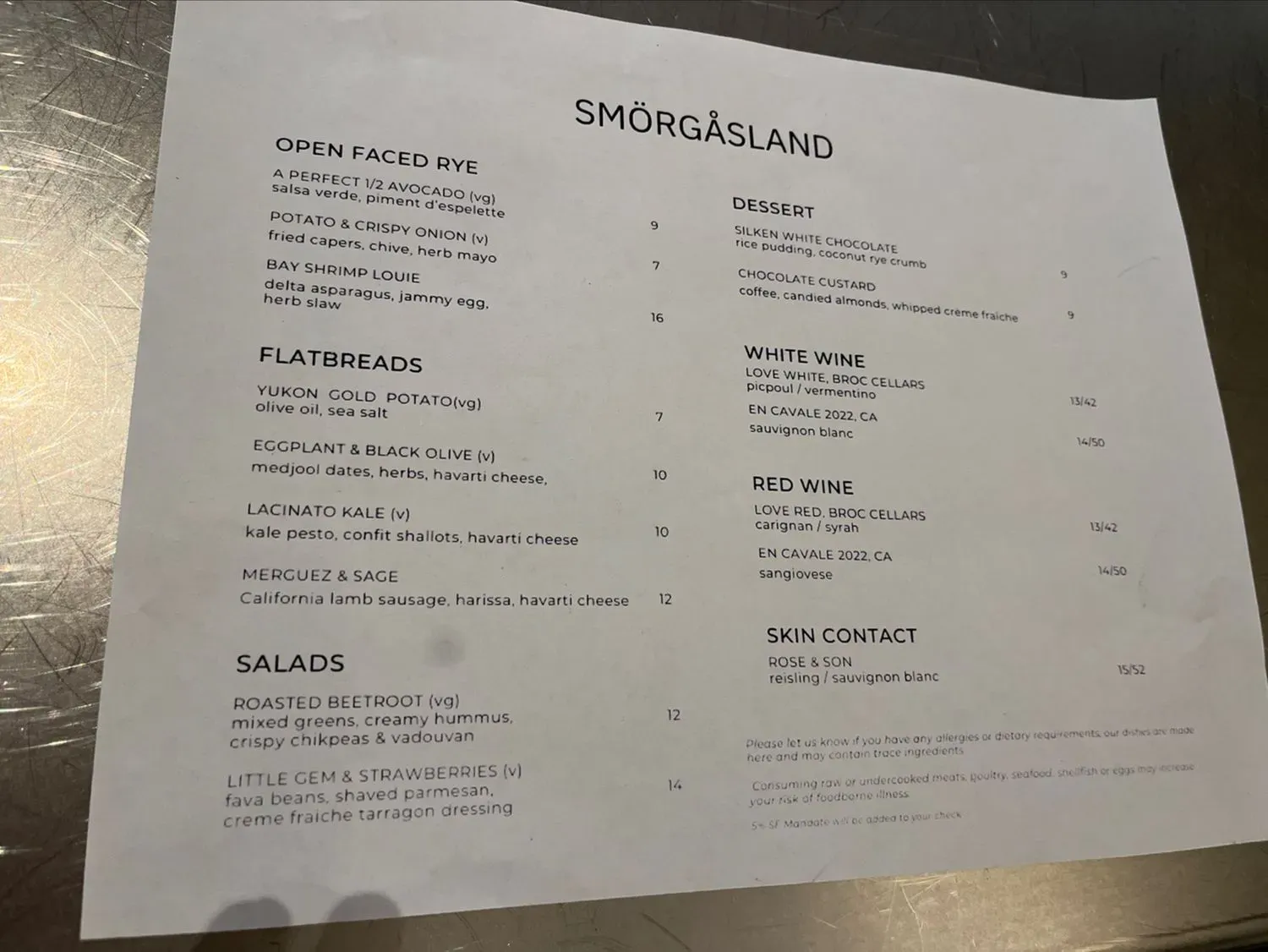 Menu 3