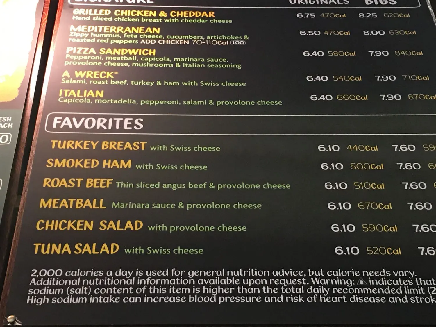 Menu 2