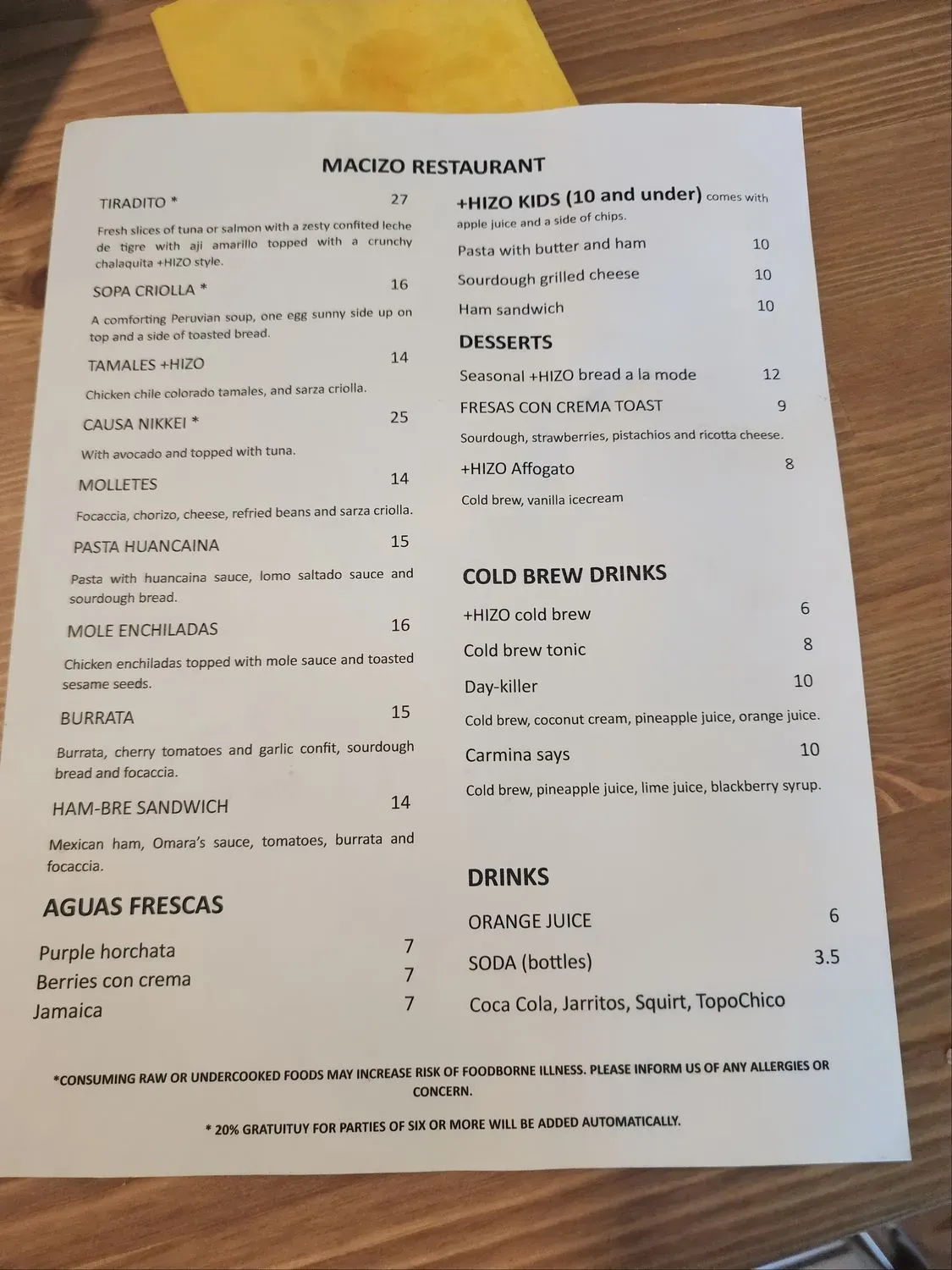 Menu 3