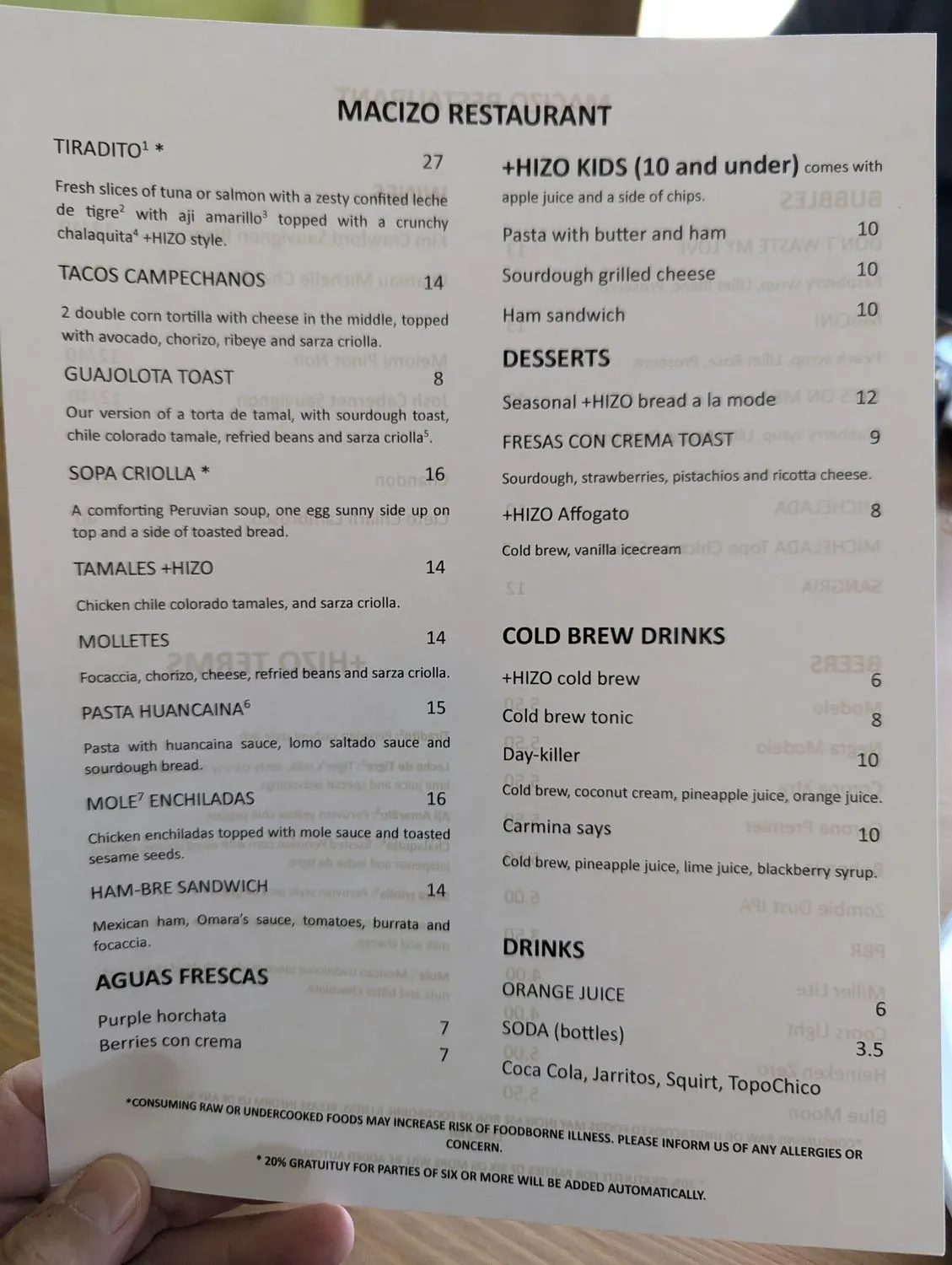 Menu 2