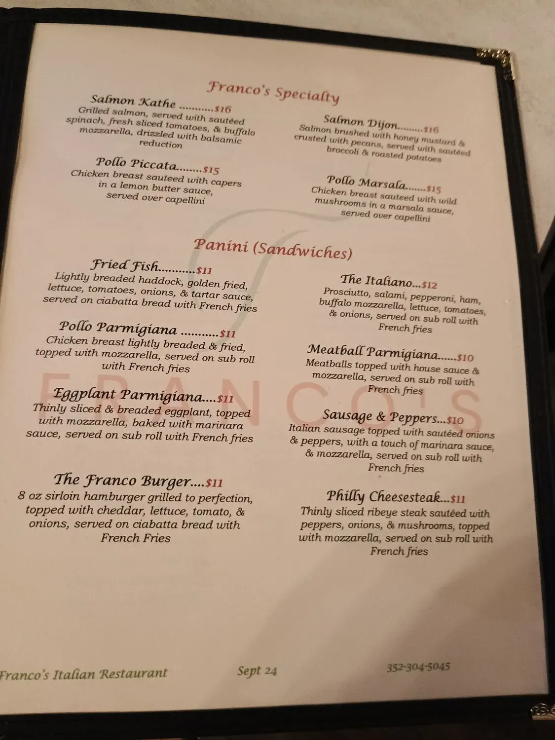 Menu 4