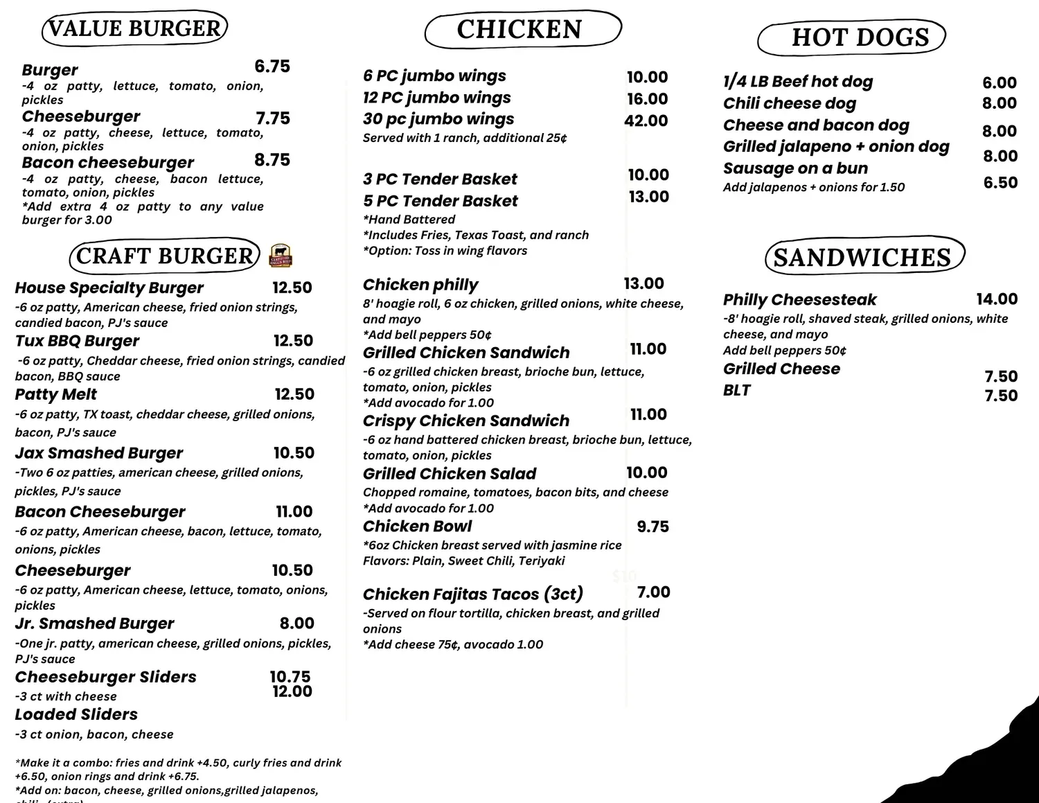 Menu 2